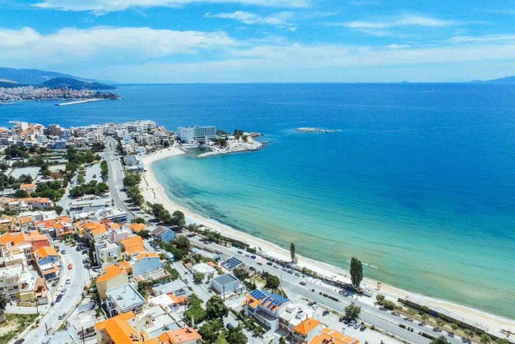 Seaside Apartment In Kalamitsa Area Kavala Eksteriør billede